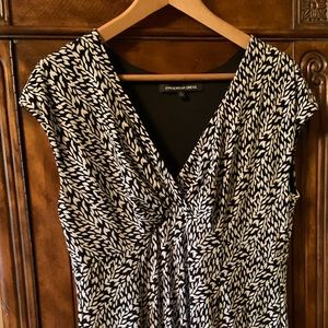 Black and White Patterned Dress